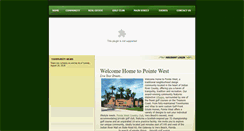 Desktop Screenshot of pointewestflorida.com